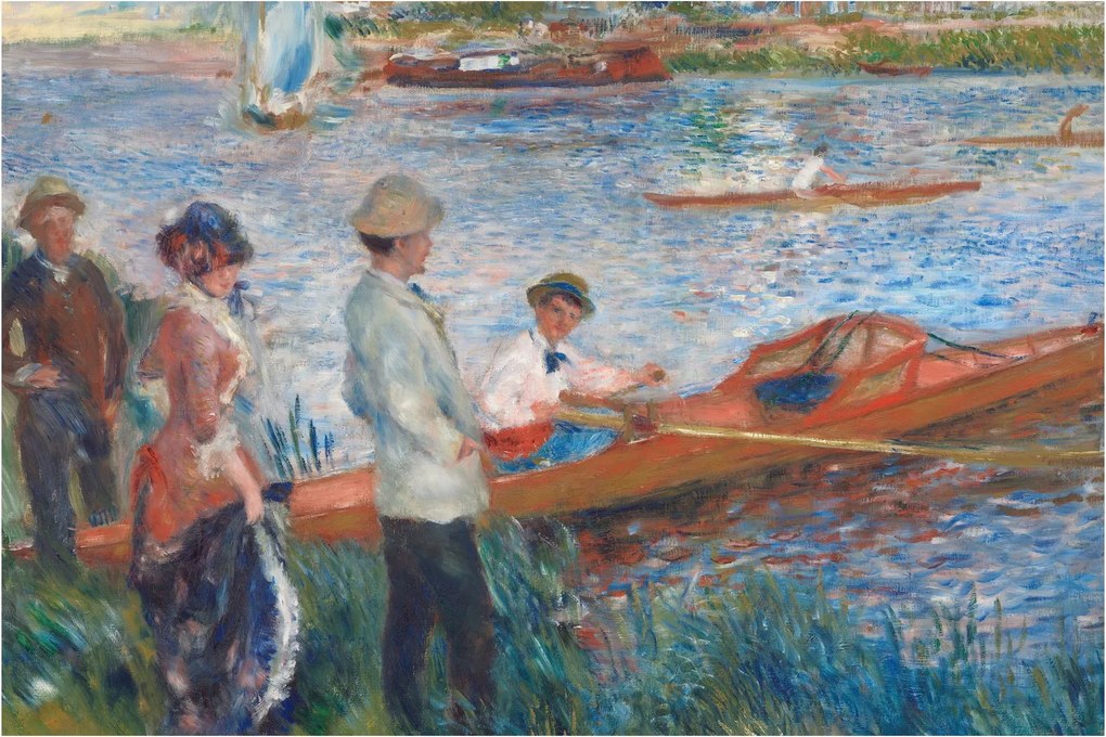 Tablou - Auguste Renoir, Oarsmen at Chatou, reproducere (90x60 cm)