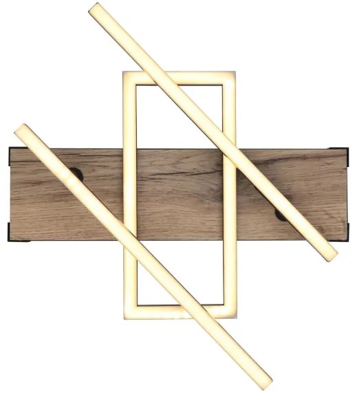 Globo 67299D2 - Plafonieră COLLI LED, 30W, 230V, maro/negru