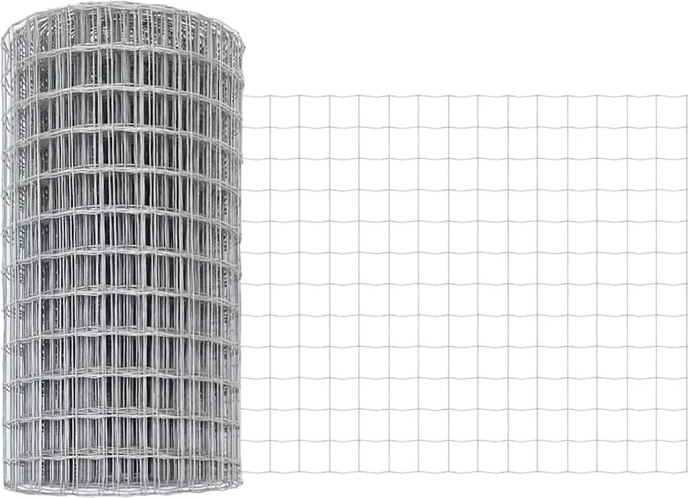 vidaXL Gard Euro 0,4 x 10 m Fier acoperit cu PVC