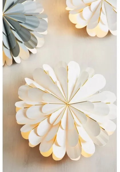 Decorațiune de Crăciun MARIGOLD 1xE14/25W/230V d. 60 cm albă Markslöjd 705309