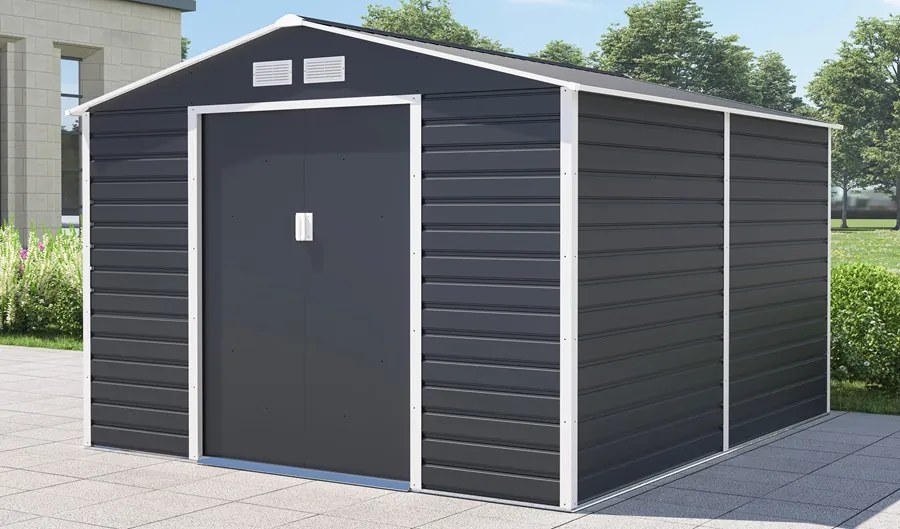 Casa de scule din metal Lahti 2,8 x 3,2 m Magazin Boss antracit