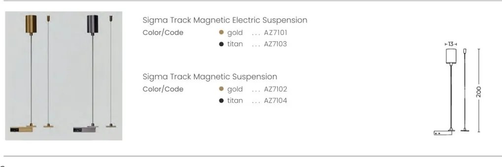 Accesoriu, ELECTRIC SUSPENSION 48V titan pentru sina magnetica SIGMA