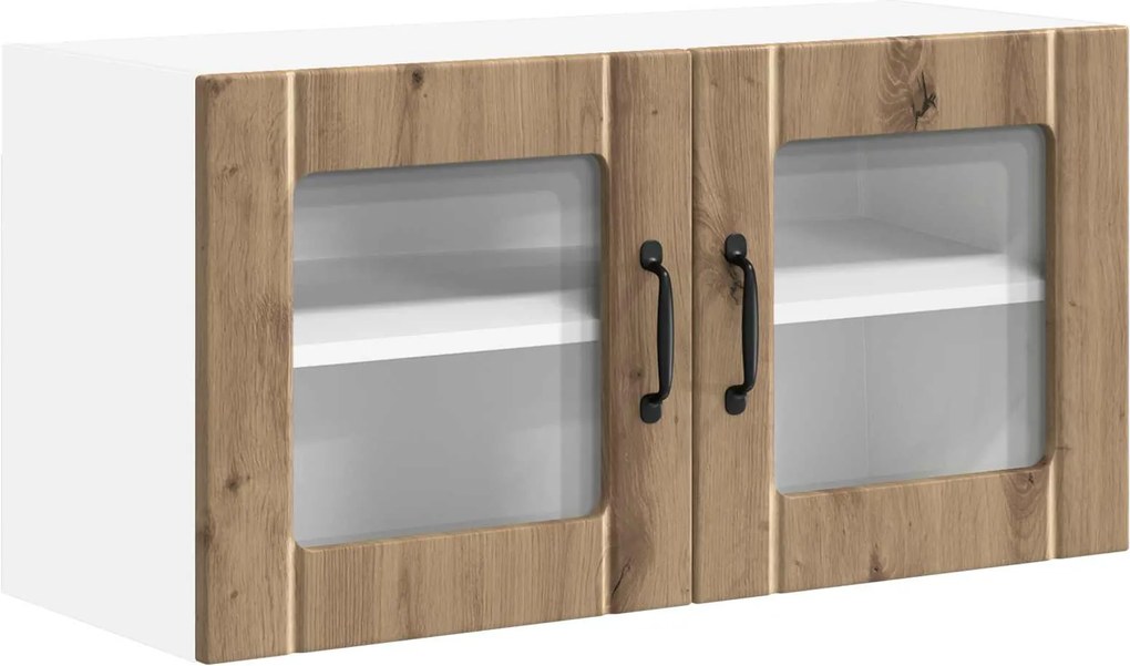 vidaXL Dulap de bucătărie Stejar Artizanal 80 x 31 x 40 cm