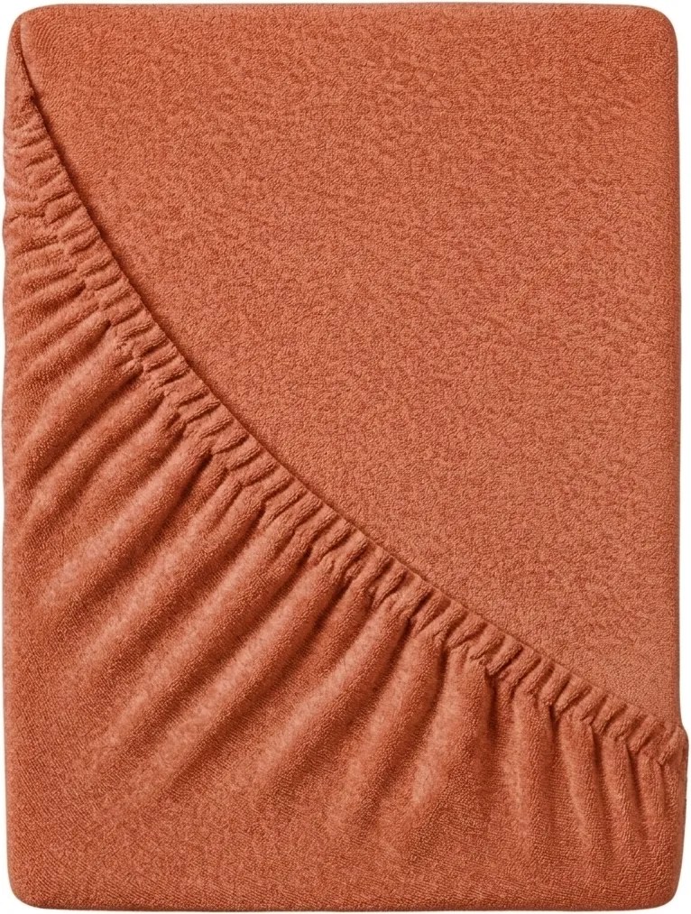 Cearsaf frote EXCLUSIVE maro-portocaliu 180 x 200 cm