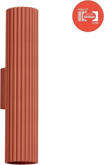 Brilagi - Aplică de perete LED CRESTO 2xGU10/10W/230V 30 cm roșie