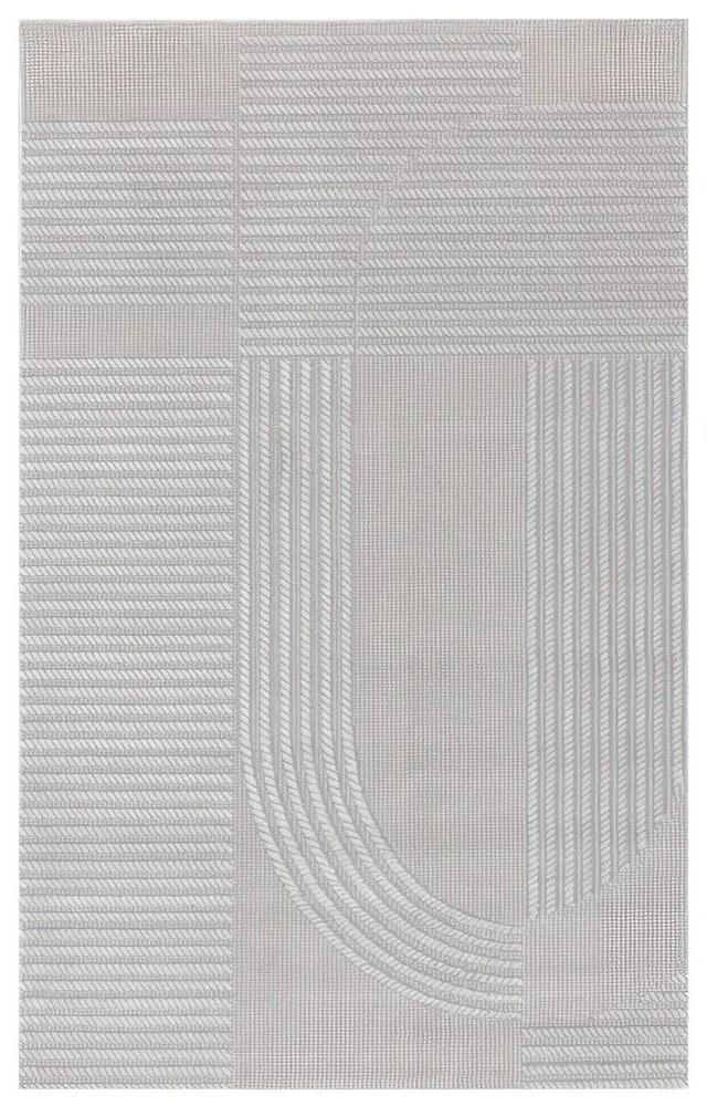 250x350 cm Covor Premium, Gri, Living/Hol/Dormitor, Modern, 70% Polyester / 30% Polipropilenă, Model Heritage Loom