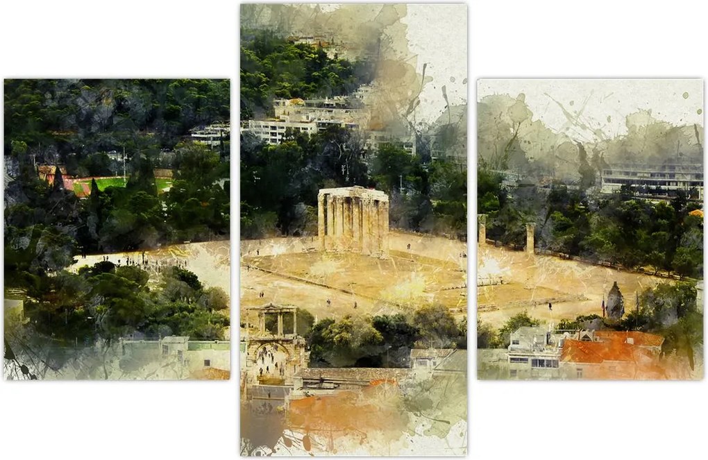Tablou - Templul lui Zeus, Atena, Grecia (90x60 cm)
