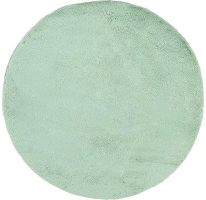 Covor rotund Romantic verde mentă Ø 120 cm