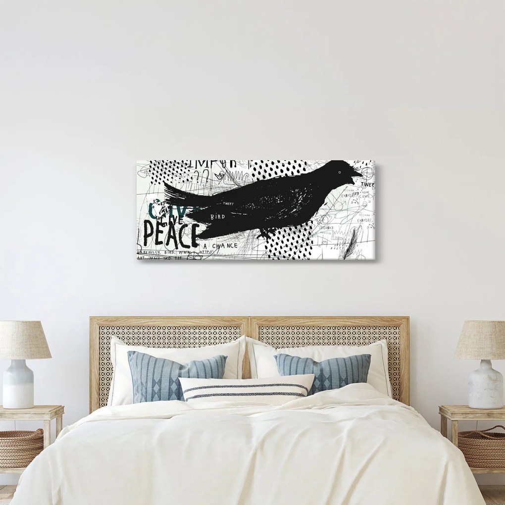 Tablou - Artă stradală - zarvă (120x50 cm)