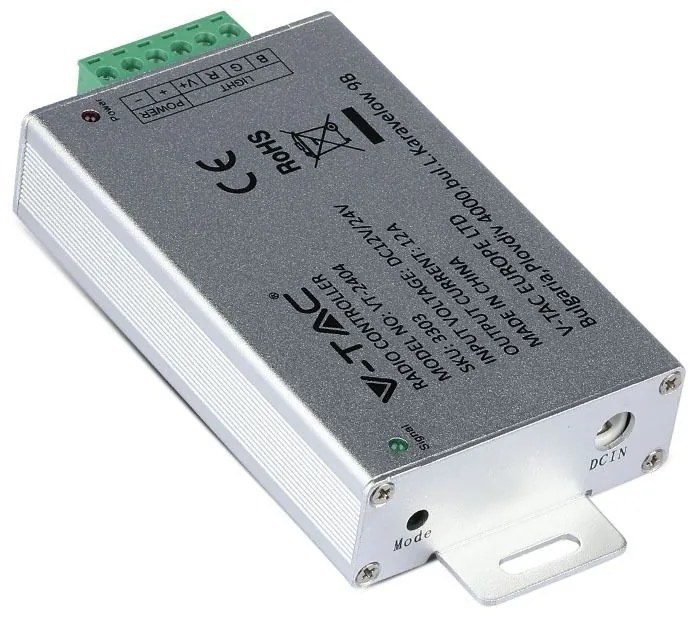 Controller banda LED RGB, 12-24V, 12A, V-TAC