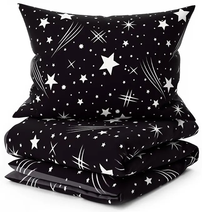 Lenjerie de pat din microfibra NIGHT SKY albastru-gri Dimensiune lenjerie de pat: 70 x 90 cm | 140 x 220 cm