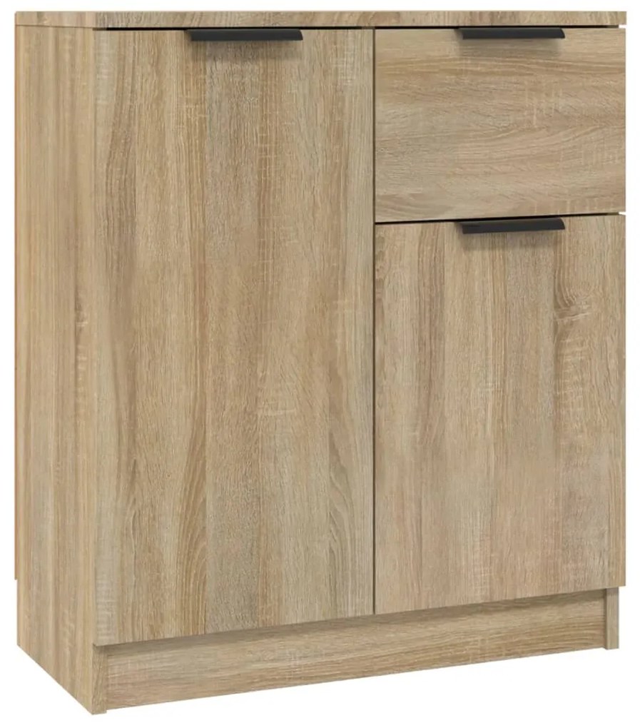 811109 vidaXL Servantă, stejar sonoma, 60x30x70 cm, lemn prelucrat