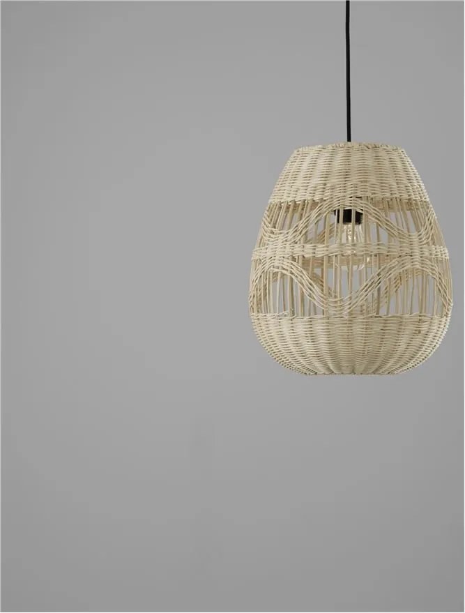Lustra / Pendul modern design natural ratan MARLO D-30cm