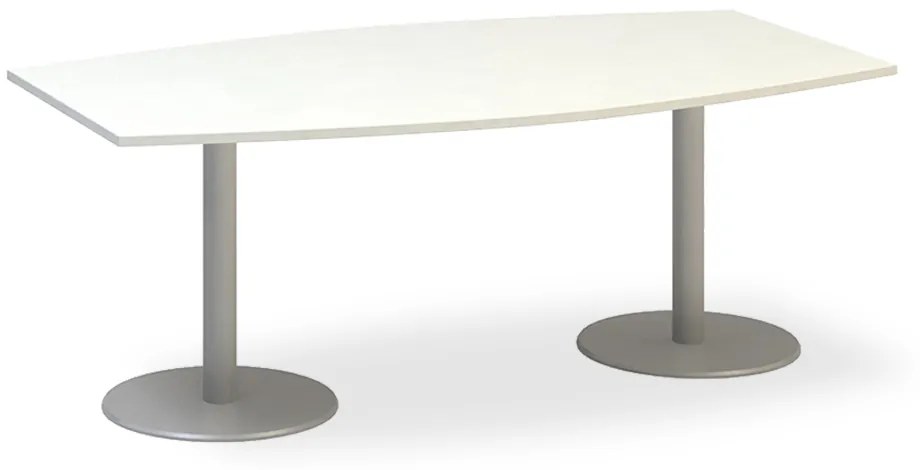 Masa de intalnire ProOffice 200 x 110 cm, alba