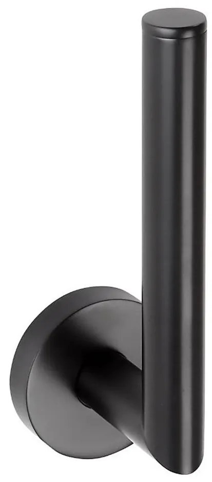 Sapho Suport pentru hârtie igienică X-ROUND 16,5 cm, negru
