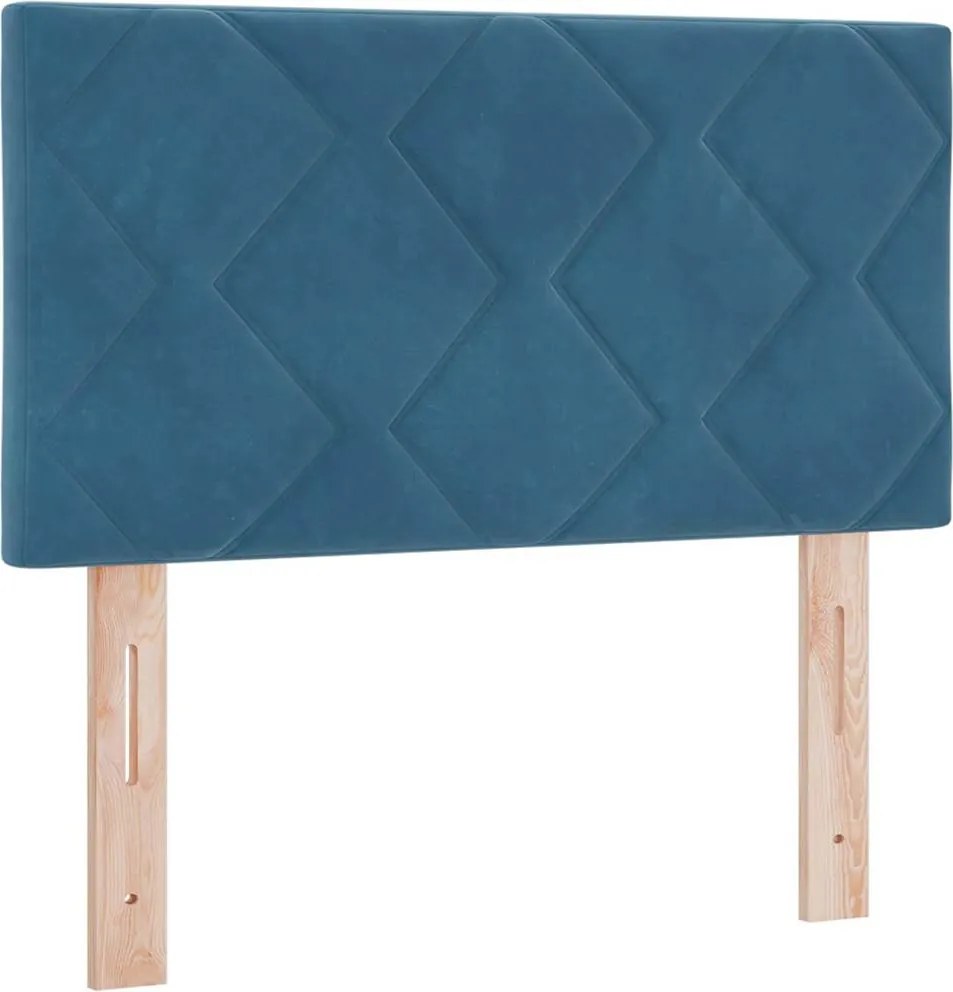 vidaXL Tăblie cap Albastru închis 80 cm Catifea