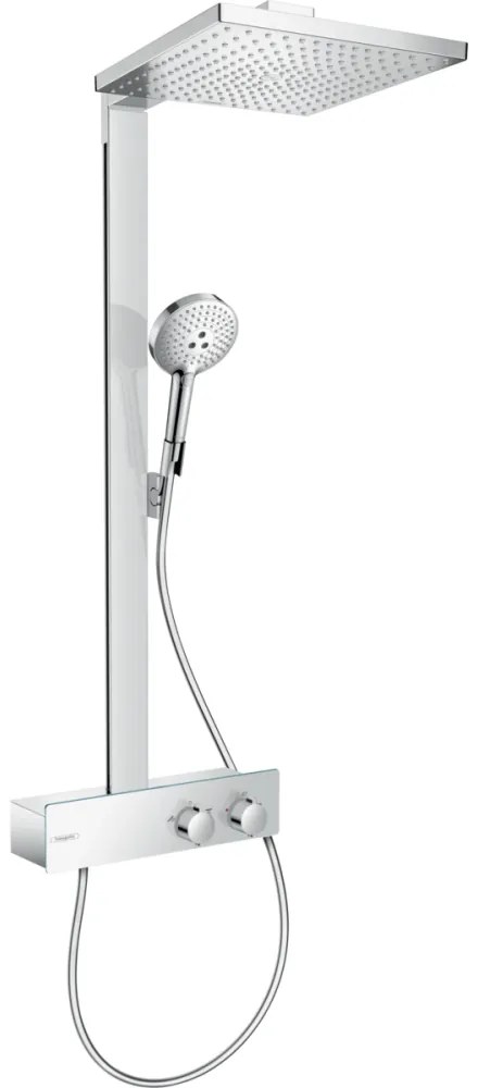 Set de dus Showerpipe 300, cu termostat 350, crom