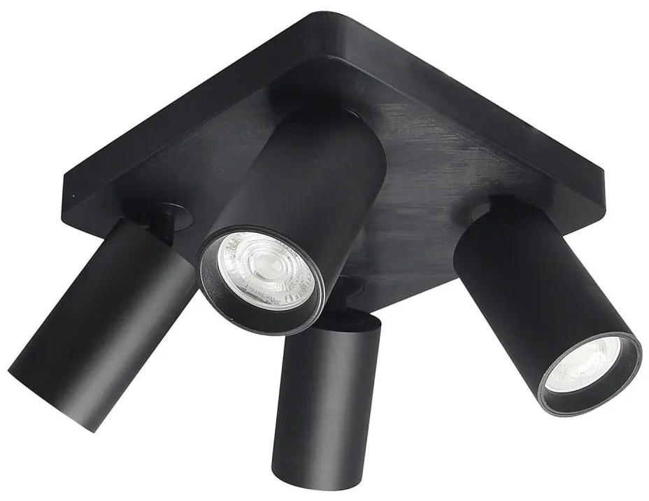 Rabalux YORLI 73084 - Spot cu 4 x GU10, 7 W, 230 V, negru