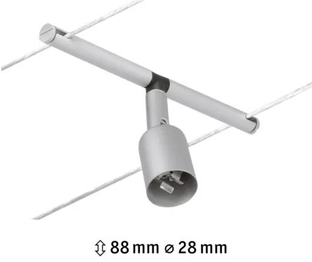 Paulmann 94443 - Spot LED GU5,3/10W SALT 12V crom mat satinat