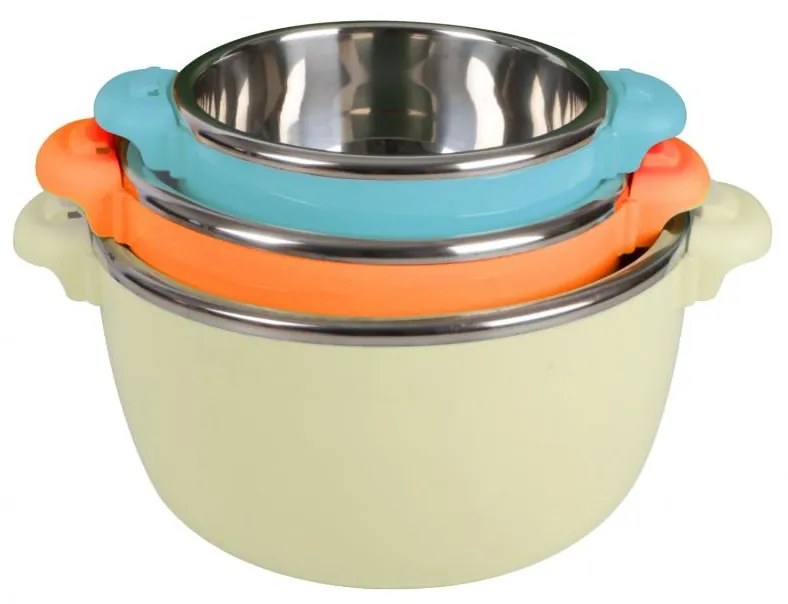SET 3CASEROLE TERMICE 2+4+6L,BELLY BEIGE