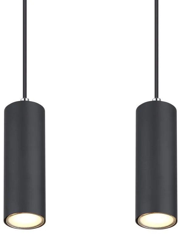 Lustra cu 4 pendule design modern ROBBY negru