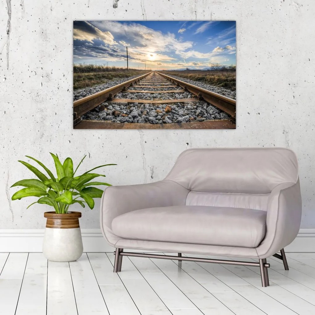 Tablou - Cale ferată (90x60 cm)