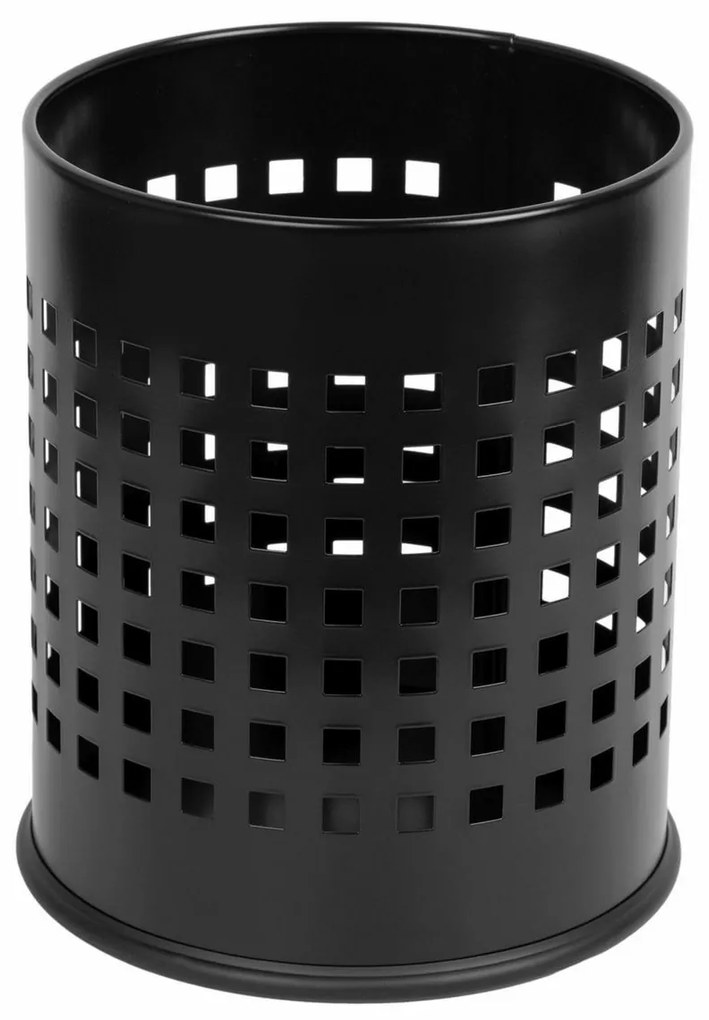 Alda Coș de gunoi Officer perforat 7 l, negru, 7 l