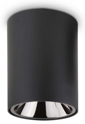 Spot LED aplicat modern Nitro pl round d09 NERO