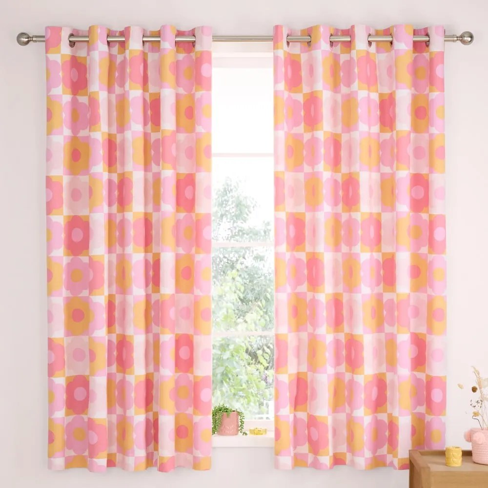 Draperie pentru copii 2 buc. 168x183 cm Retro Daisy – Catherine Lansfield