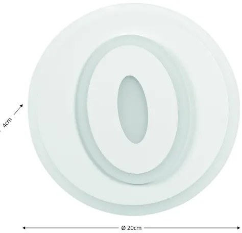 Brilagi - LED Aplica Modern Mini 26W 230V 3000/4000/6000K