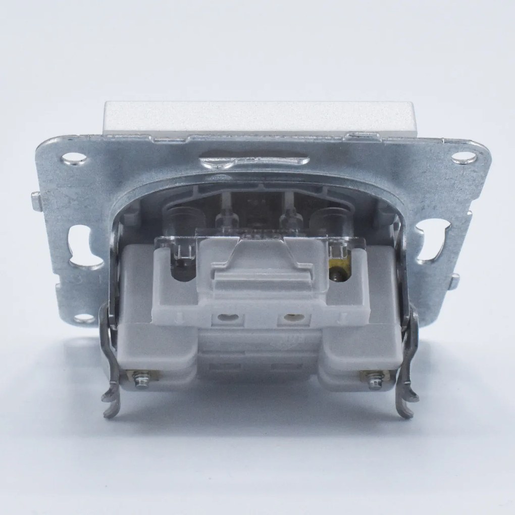 Intrerupator simplu, 10A, IP20, Argintiu, Panasonic Arkedia Slim / Karre Plus