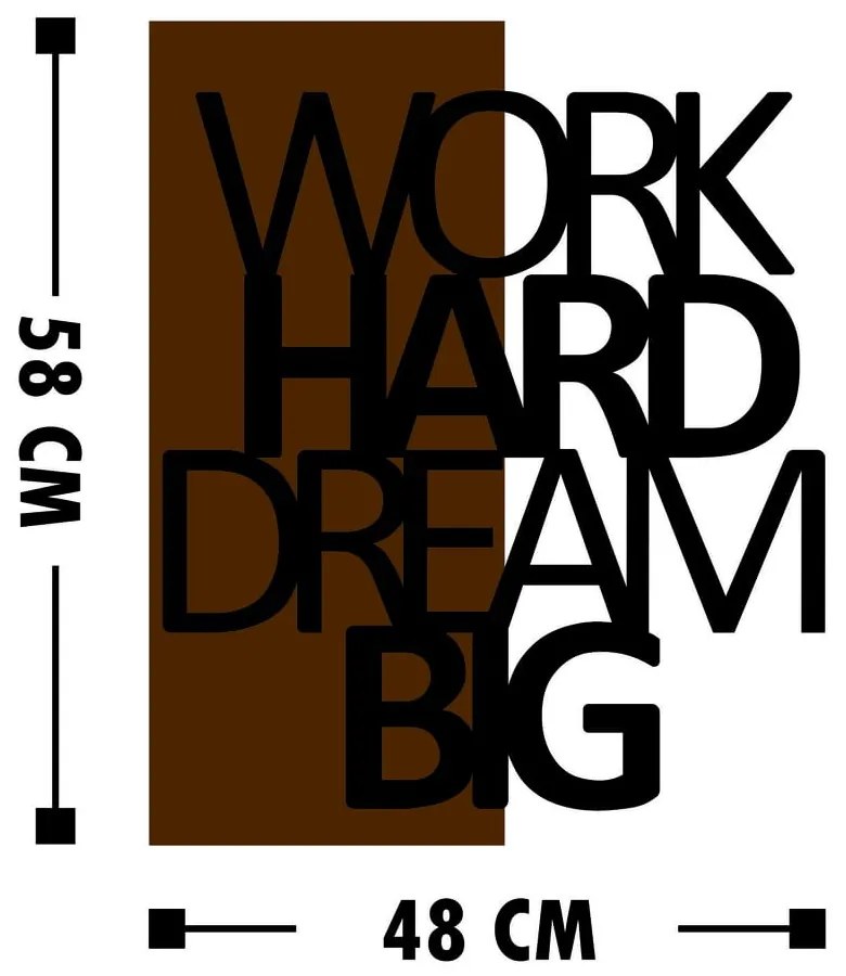 Decorațiune de perete Wallity Dream Big