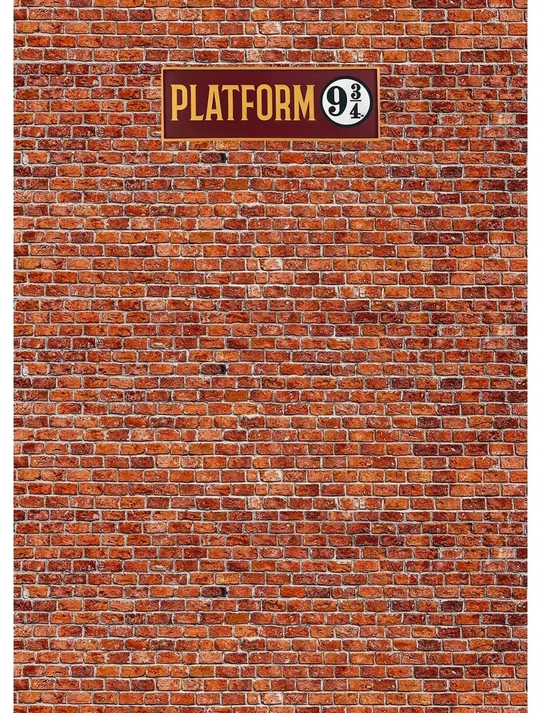 Tapet foto pentru copii Harry Potter Platformă 93/4 182 x 252 cm, 4 părți