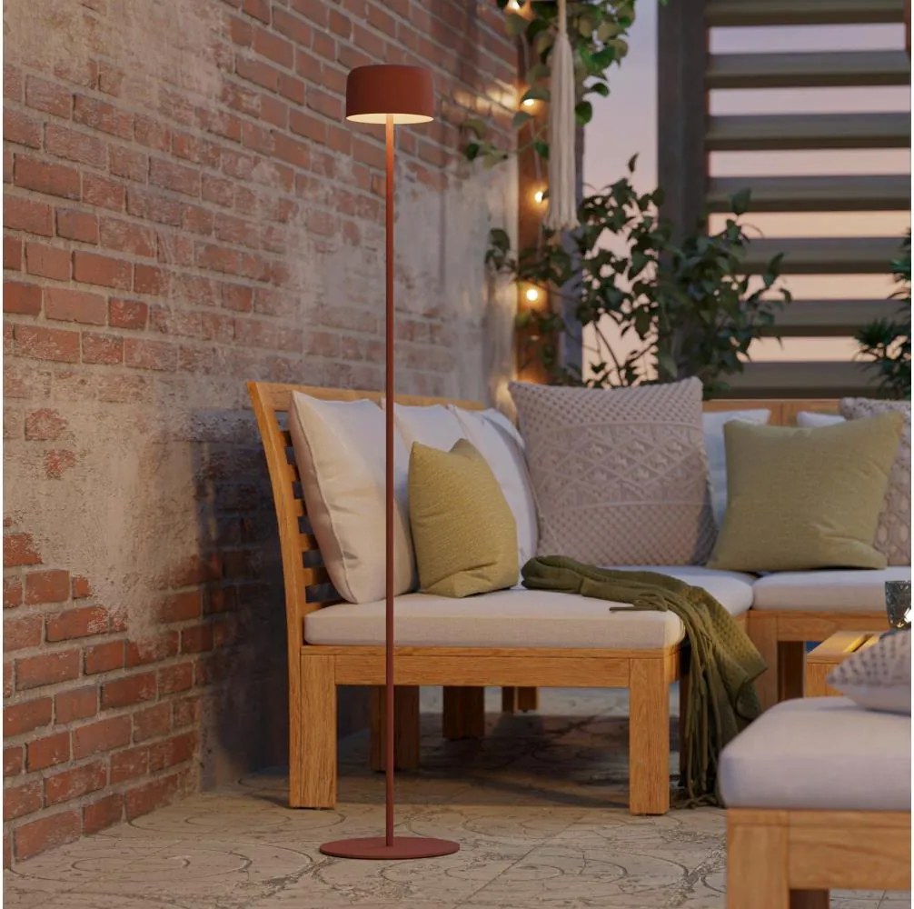 Eglo ROCCANOVA 901897 - lampă solară de podea LED/2,8W/3,7V IP44 portocalie