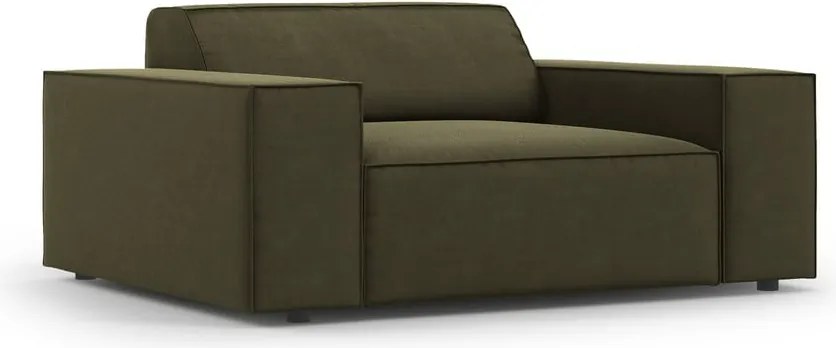 Fotoliu verde cu tapițerie din catifea Jodie – Micadoni Home