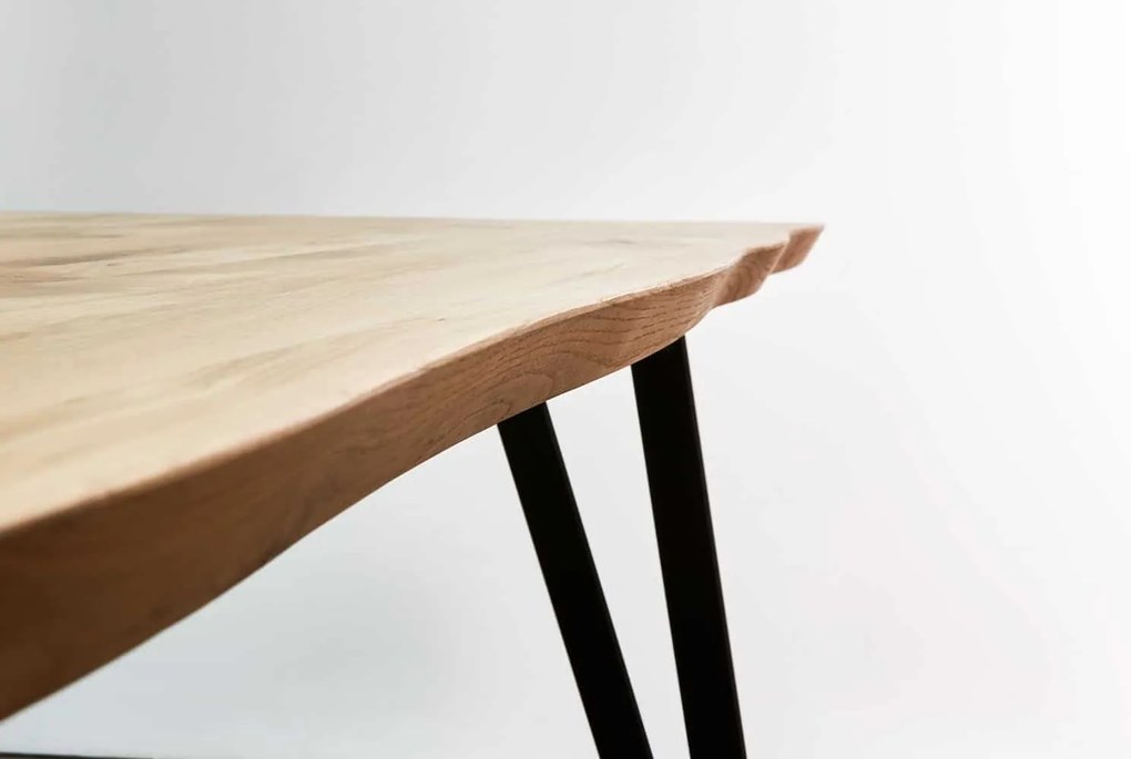 Masă lemn masiv de Toaletă Fusion Personalizabilă, 80 × 35.5 × 120 cm - Tabac