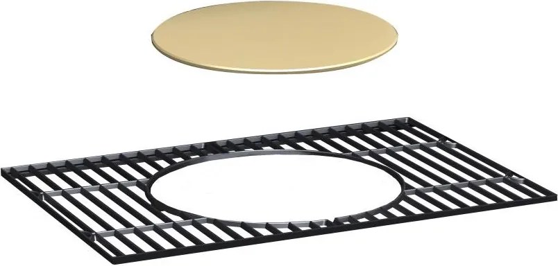 Grătar multifuncțional BBQ Avenberg GENIUS+grătar din fontă+plită+piatră pentru pizza