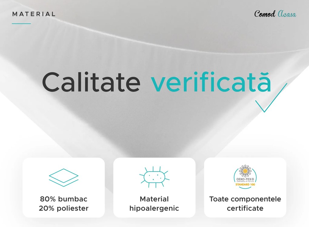 Protectie de saltea impermeabila din frote GUARD 140 x 200 cm