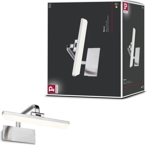 Paulmann 95571 - Lampă LED RENAN 6W pentru tablouri, 230V, 30 cm, crom mat