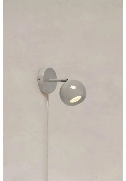 Markslöjd 108983 - Aplică de perete POP cu spot 1xGU10/7W/230V, gri