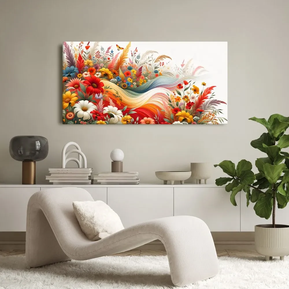Tablou val floral