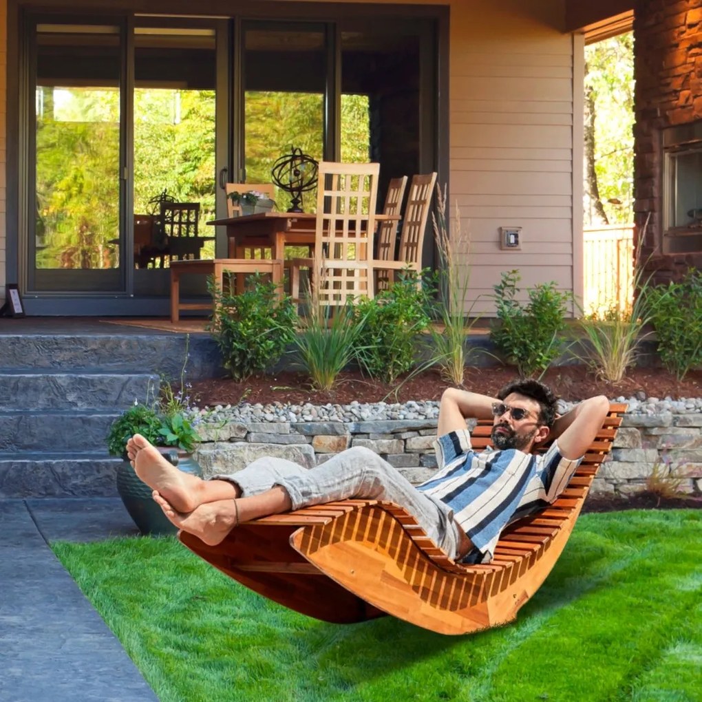 Leagăn BALI,155x60x93cm, maro natural Casaria