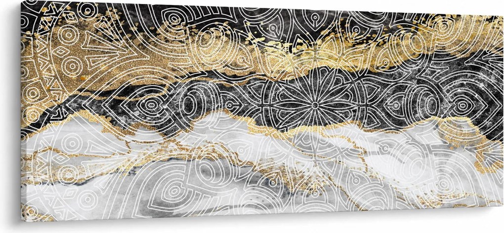 Tablou - Mandala în marmură (120x50 cm)