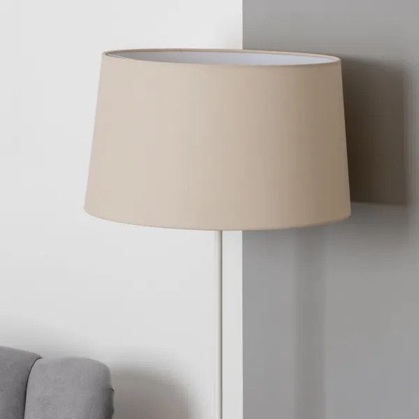 Brilagi - Lampadar LED CERIA 1xE27/40W/230V Ø45 cm bej/alb