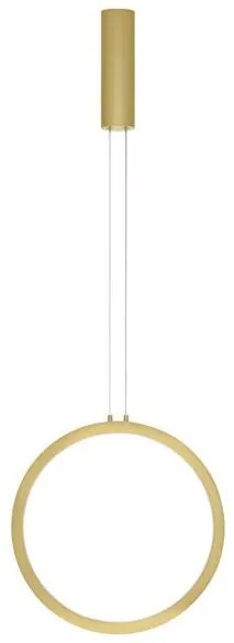 Pendul LED dimabil design modern Change auriu 39,5cm