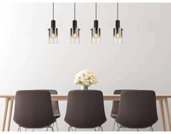 Lustră pe cablu Globo 15907-4H FLORENTINA 4xE27/40W/230V