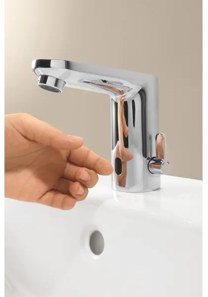 GROHE 36366002 - Baterie electronică pentru lavoar GET E, crom lucios