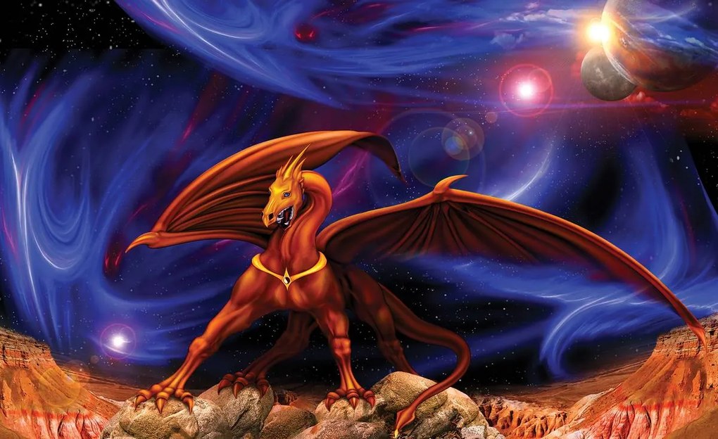 Fototapet - Dragon (254x184 cm)