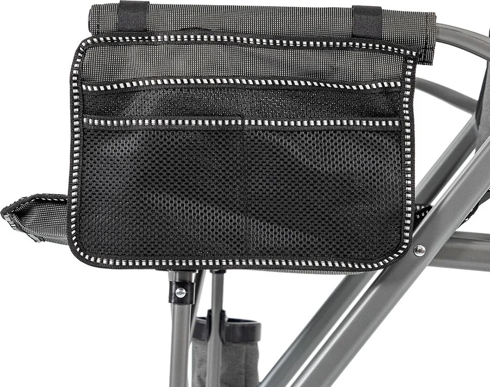 Leziter Fotoliu confort cu suport pentru pahare gri