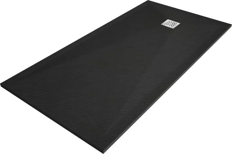 Mexen Stone+ tavă de duș compozită dreptunghiulară 200 x 90 cm, neagră - 44709020